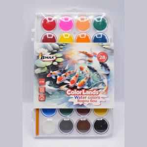 Акварелни бои B-MAX 28 цвята