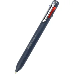 Химикалка авт. Pentel Izee 4цв 1.0 т.син