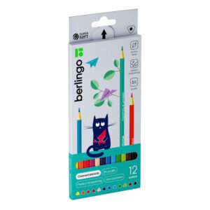 Цветни моливи Berlingo Тriangular 12цв