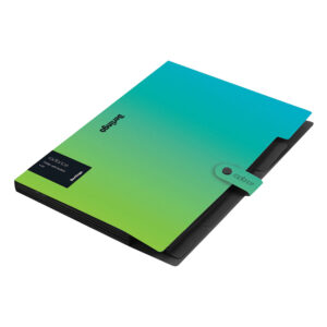 Папка Berlingo Radiance PP 5разд син/злн