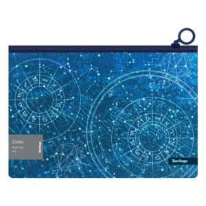 Джоб с цип Berlingo Zodiac A4 брокат