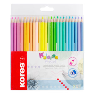 Цветни моливи Kores Kolores Pastel 24цв