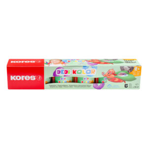 Боя рисувай с пръсти Kores 6 цвята 30мл