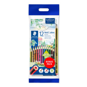 Комплект цветни моливи Staedtler 12 цвята +молив+гума