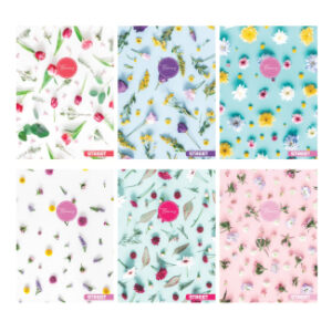 Тетрадка Street, А4, широки редове, 60 листа, flowers