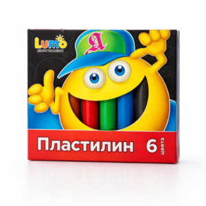 Пластилин LUMO 6 цвята