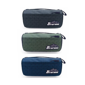 Несесер Brorone един цип, мек