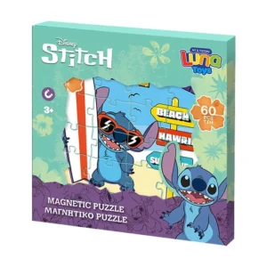 Магнитен пъзел Luna Toys STITCH Summer Vibes 60 части