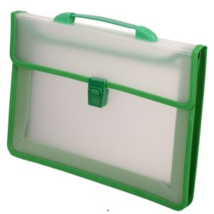 Чанта за документи А4 PVC - зелена