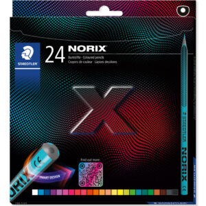 Цветни моливи Staedtler Norix 186, 24 цвята