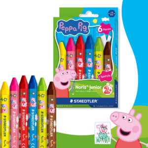 Пастели Staedtler NJ Peppa Pig 224, 6 цвята