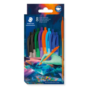 Химикалка Staedtler Multiverse 4230, опаковка 8 цвята