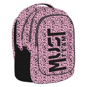 Раница с 3 ципа Love, 43/32/18см.