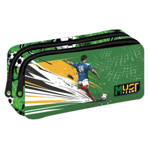 Несесер с два ципа Football, 21/6/9см.