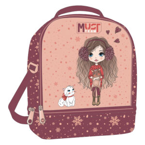 Термо чанта за храна Girl In Winter With Fur 22/16/28см.