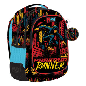 Раница с 3 ципа Parkour, 43/32/18