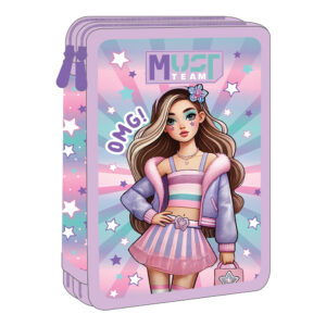 Несесер двоен зареден Fashion Girl, 15/5/21см.