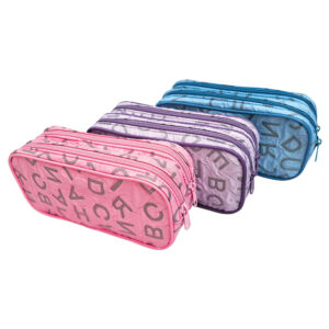 Несесер овал с два ципа, 21/7/9,5см